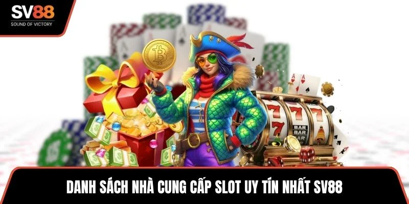Danh sách nhà cung cấp slot uy tín nhất SV88